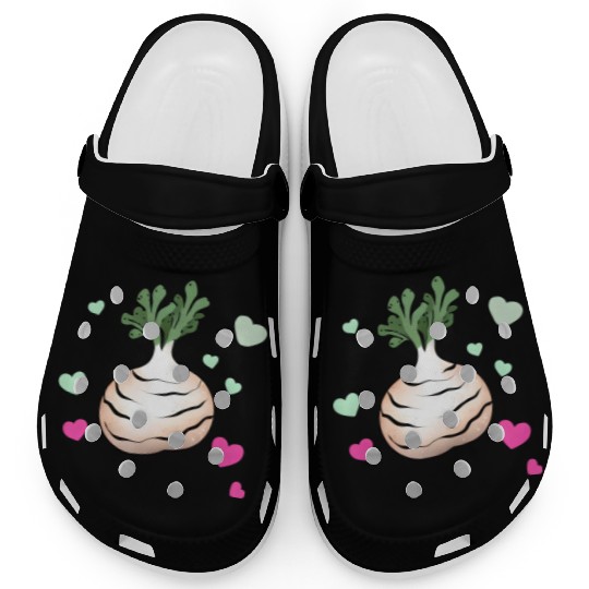 Turnip Love Valentine's Day Hearts Clogs