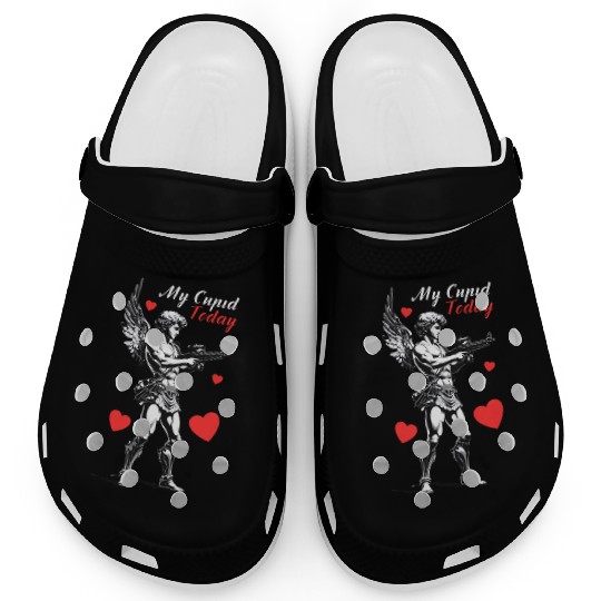 My cupid today. Clogs