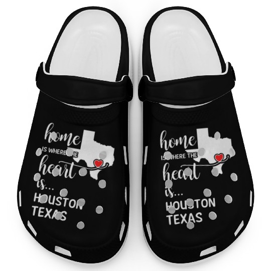 Houston County Texas Is Where My Heart Is Gift Clogs