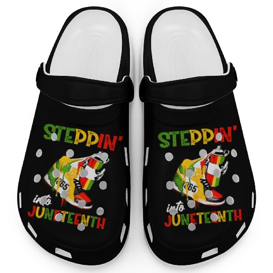 Stepg Into Junenth 1865 Pride Black African Americ Clogs