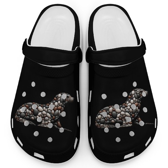 Pebble Seal Silhouette Clogs