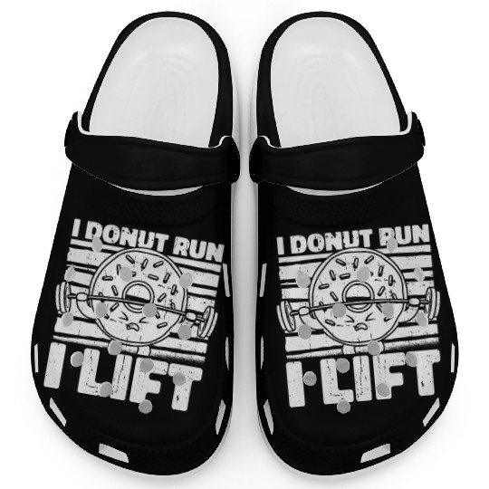 Fitness Donut Funny Donut Gym Clogs