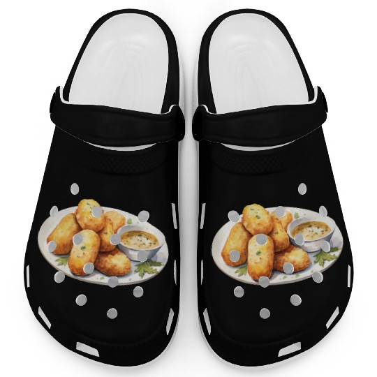 French Crispy Potato Croquettes Clogs
