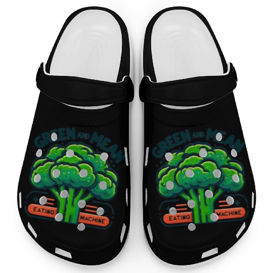 Broccoli: Green and Mean Eating Machine Clogs