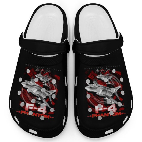 F-4 Phantom Us Air Force Fighter jet Clogs