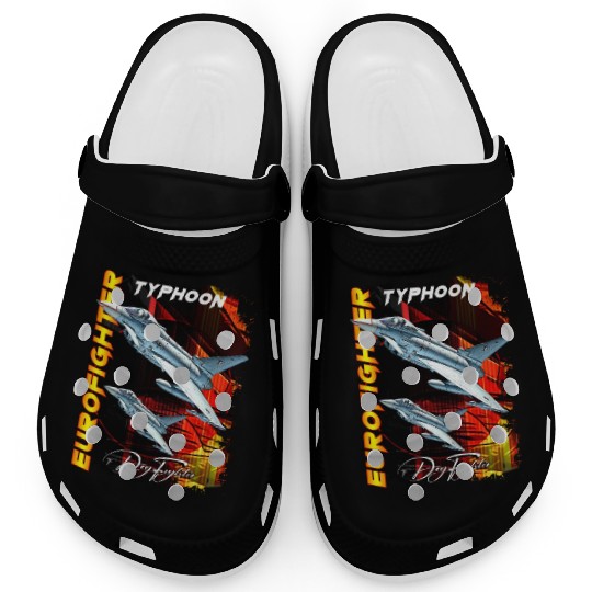 Eurofighter Typhoonn Multirole fighter Jet Clogs