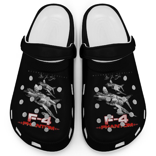 F-4 Phantom Us Air Force Fighter jet Clogs