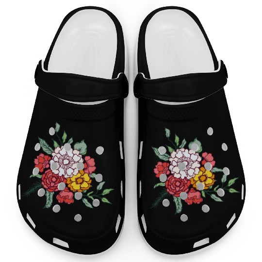 Flower Design: Blossom with Elegance Clogs