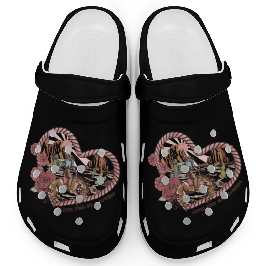 Cupid Find Me A Cowboy Clogs