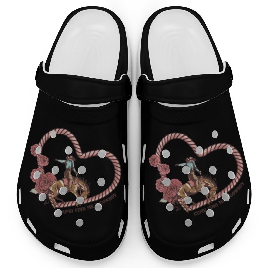Cupid Find Me A Cowboy Clogs