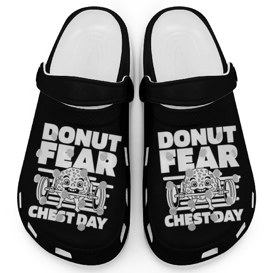 Fitness Donut Funny Donut Gym Clogs