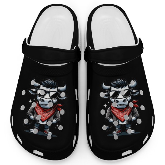 Rodeo Bull Riding Livestock Show Farmer Cattle Clogs