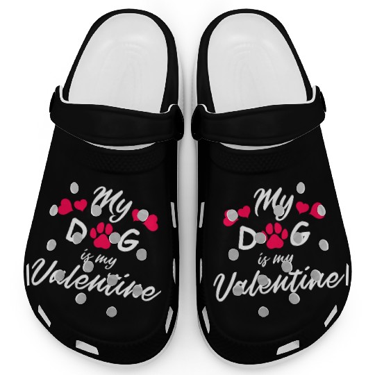 My dog is my valentine Clogs