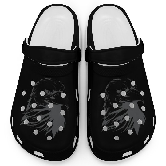 Bald Eagle Silhouette Clogs