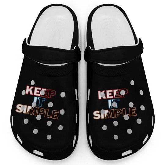 Minimalist Mastery: Keep It Simple Apparel Clogs