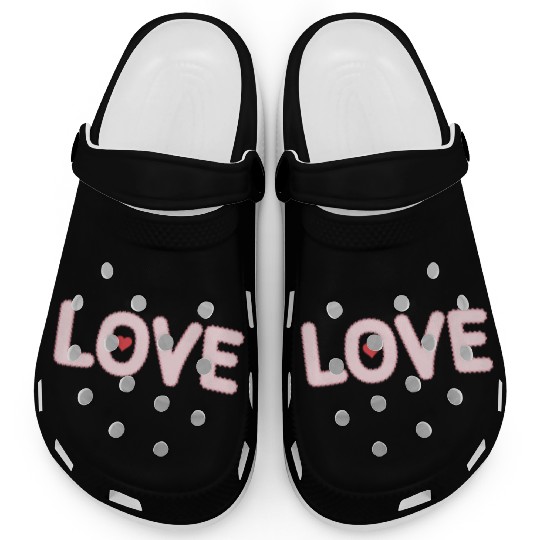 Love with heart Clogs