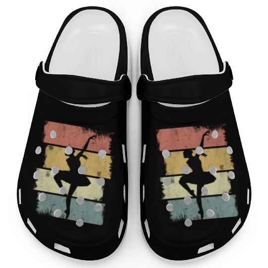 Ballerina Drawing Clogs