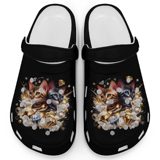 Fabulous Bengal Kittens Clogs