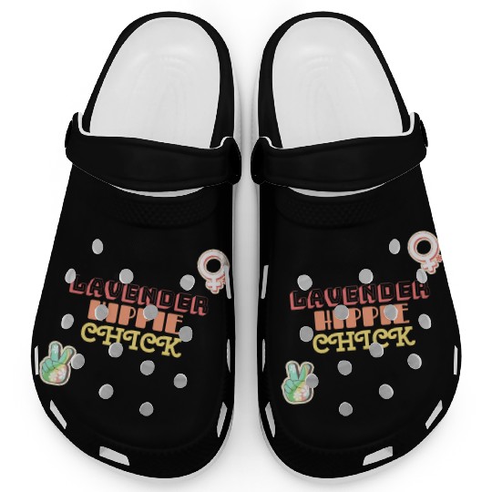 Aromatherapy Lavender Hippie Chick Clogs