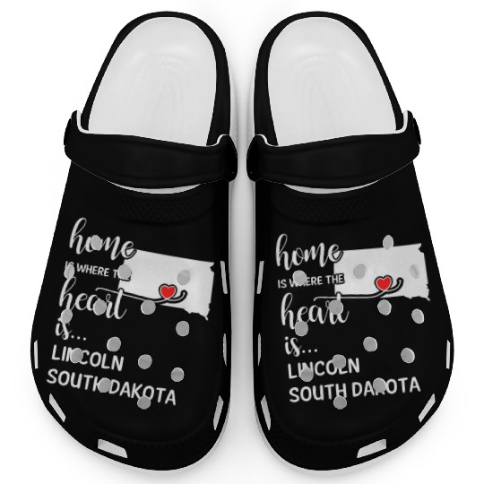 Lincoln County South Dakota Is Where My Heart Is Clogs