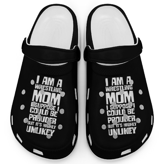 Wrestling Mom Passion Is Gift Cool Design Clogs