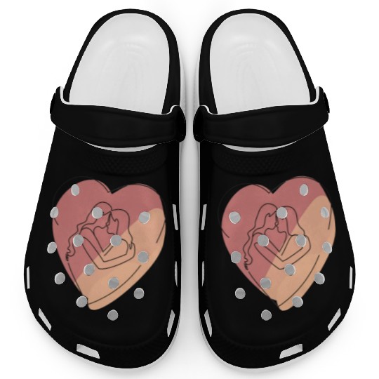 Lesbian Couple in Heart Clogs