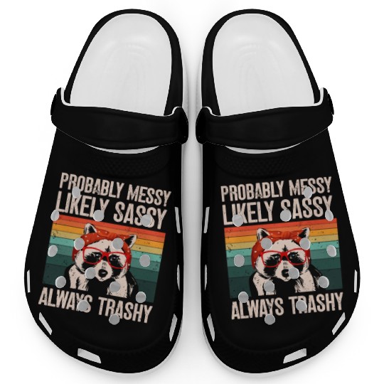Funny Raccoons Trash Panda Racoon Lovers Clogs