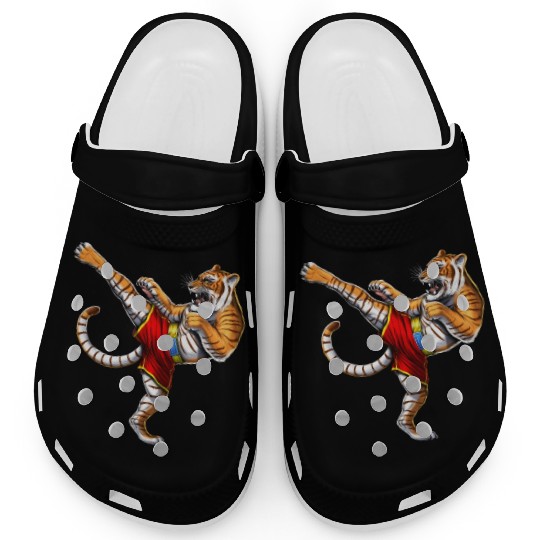 Tiger Muay Thai Fighter Clogs