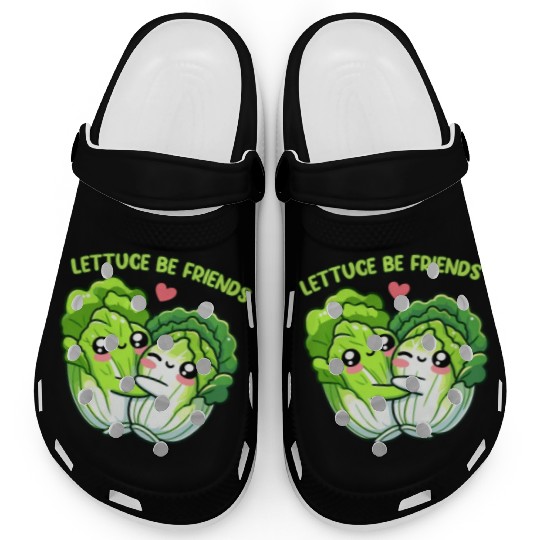 Lettuce Be Friends | Vegan Food Clogs