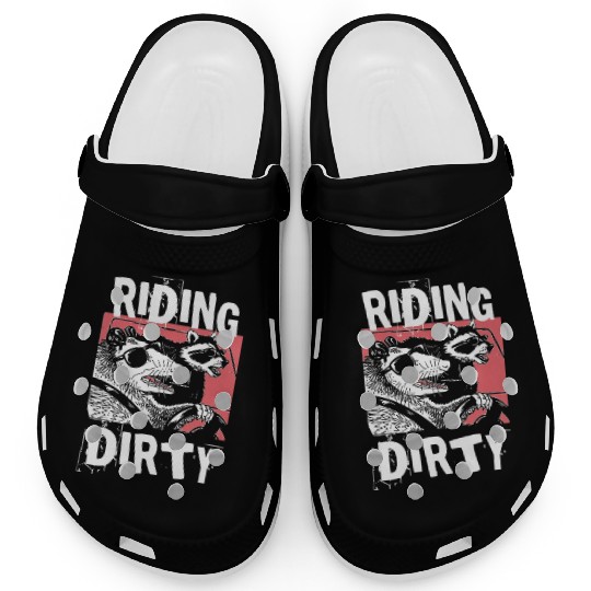 Funny Raccoons Trash Panda Racoon Lovers Clogs