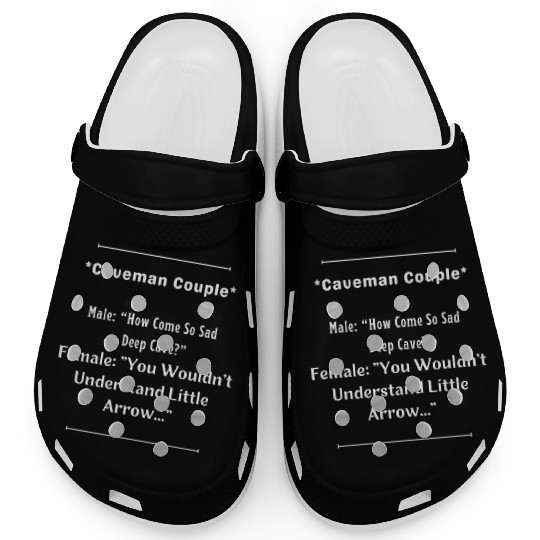 Caveman Couple Clogs