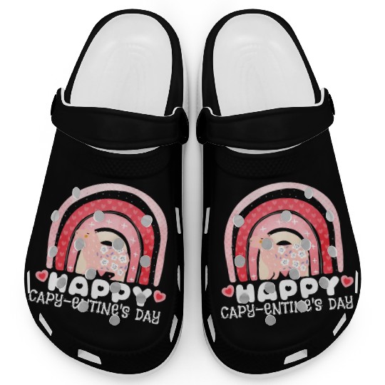Comfort Colors Capybara Valentines Day Cute Funny Clogs