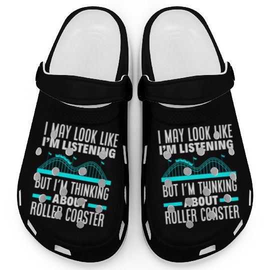 Roller Coaster Wooden Coaster Amusement Park Clogs