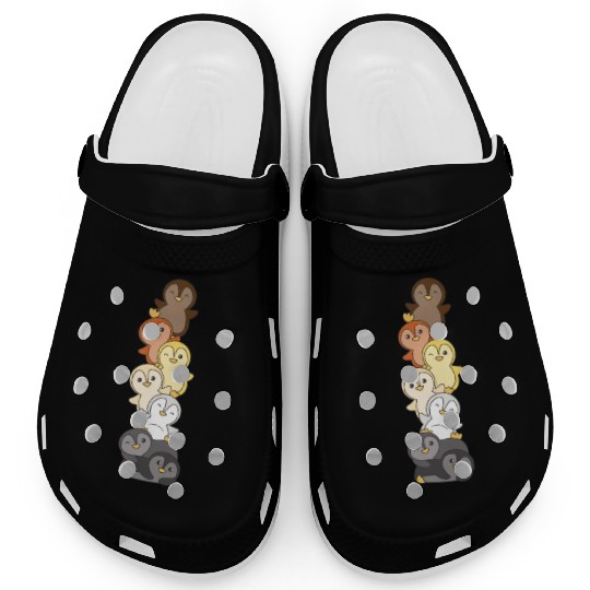 Bear Brotherhood Flag Pride Lgbtq Cute Penguin Clogs