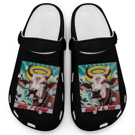 Holy Cow Humor Funny Comics Clogs