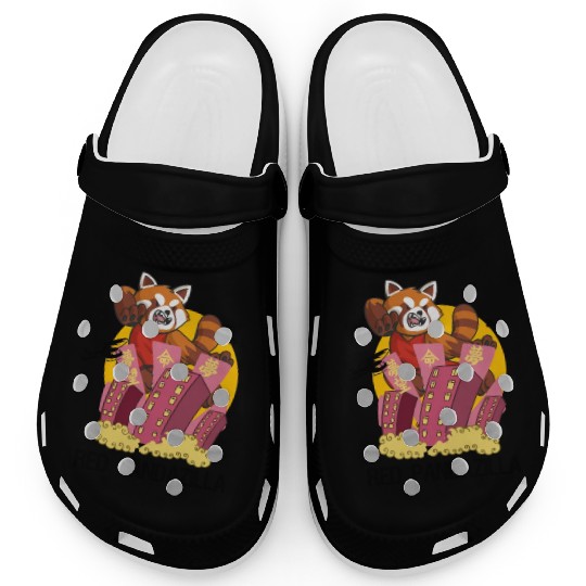 For Red Panda lover . Funny Red Pandazilla Clogs