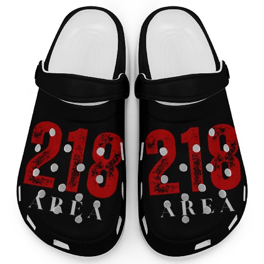 218 Area Code Retro Minnesota Duluth Clogs