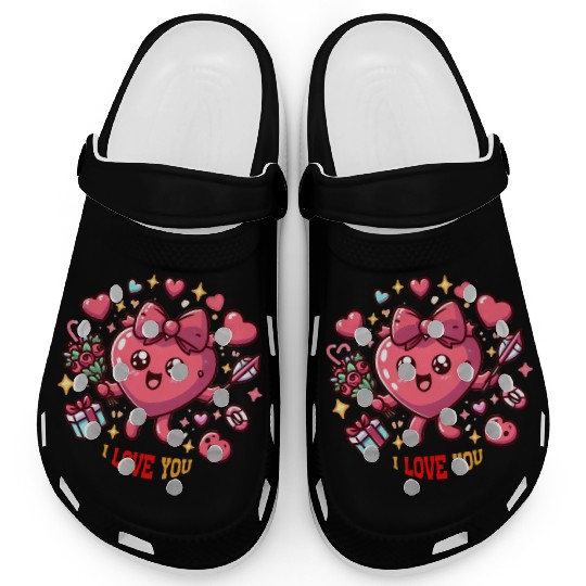 I Love You Valentine's Day Gift Clogs