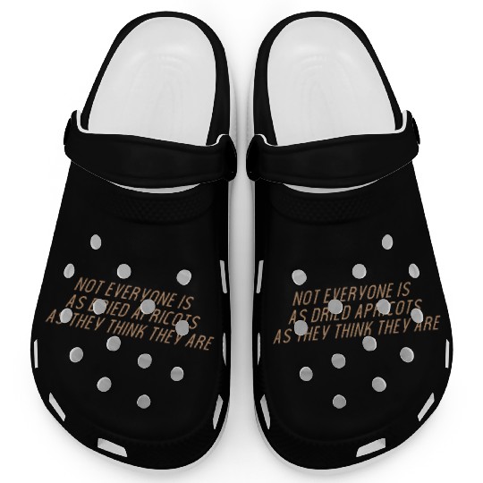 james acaster s apricots black Clogs