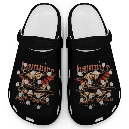 Vampire Flight of Darkness Clogs
