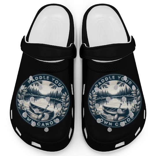 Solo Canoe Journey Lake Clogs