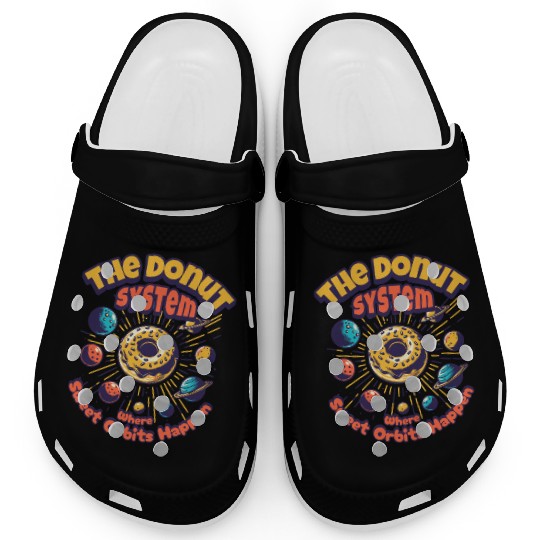 Donut Solar System Clogs