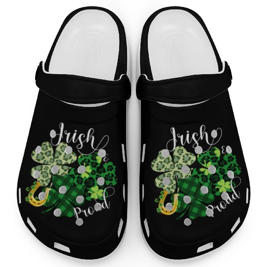 Irish & Proud - Saint Patrick's Day Women Clogs