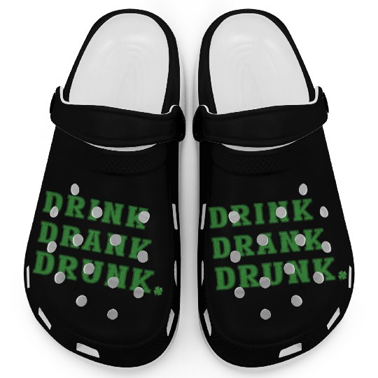 Funny St. Patty's Day Drinking Clogs