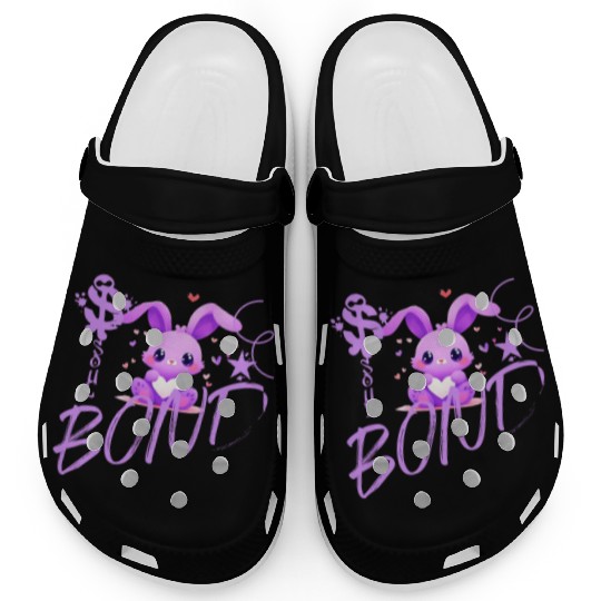 Cartoon Soulful Bond Bunny Clogs