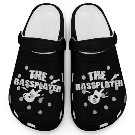 Music Lover Bass Guitar Clogs