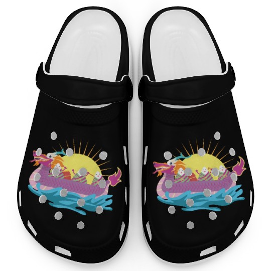 Chinese Dragon Boat Chinese Gift Clogs