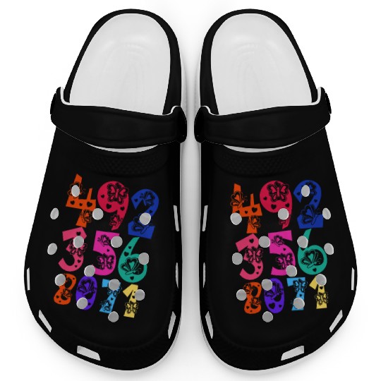 Butterfly Number Clogs