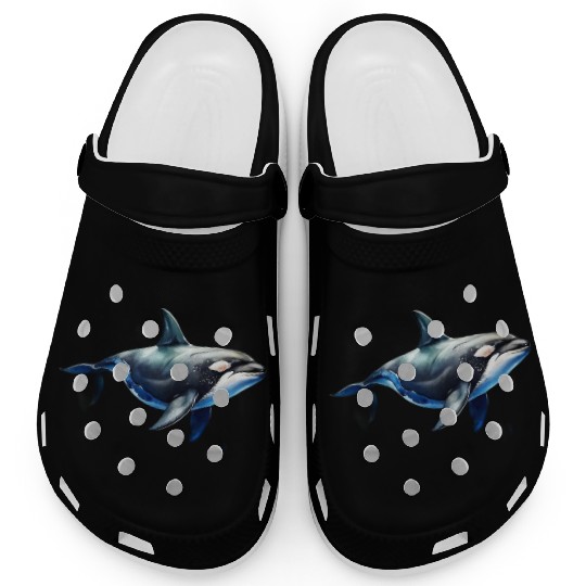 killer whale Clogs