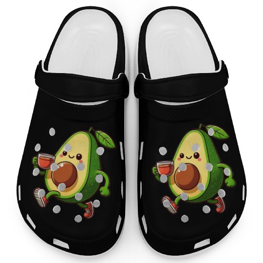 Tea Time Avocado Clogs